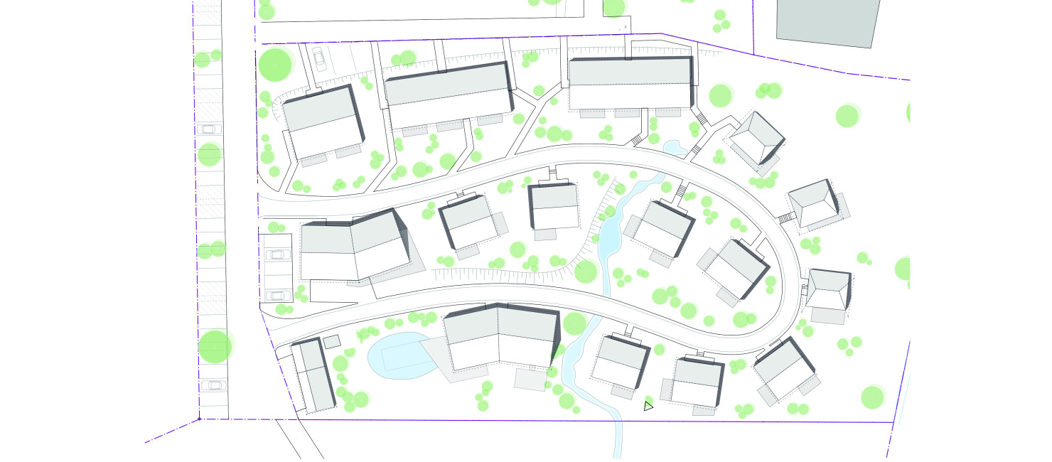 Lageplan mit den Gebäuden des Black Forest Village